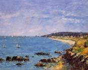 尤金 布丹 : Trouville, View from the Heights